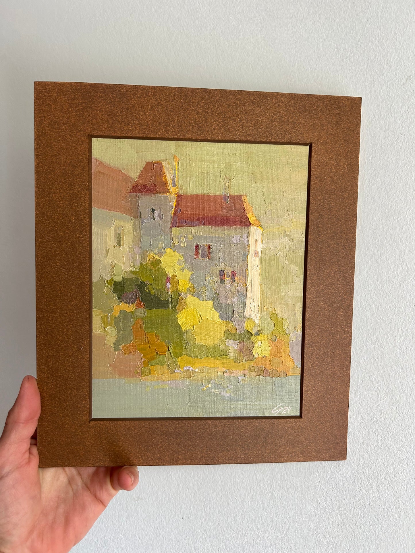 Rivaz. Château de Glérolles. 14x19cm