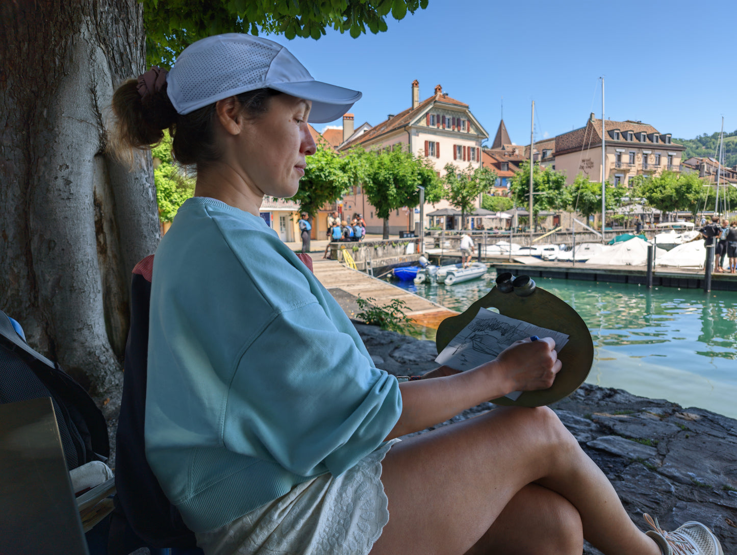 Lutry Boats in June.