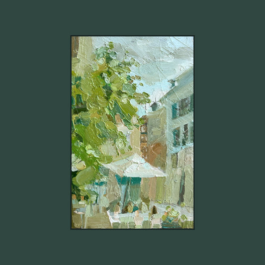 Cafe Vincent. Lutry. 12x19cm